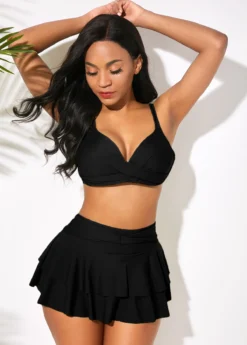 Spaghetti Strap Ruffle Hem High Waisted Bikini Set 10 Spaghetti Strap Ruffle Hem High Waisted Bikini Set -LICA Clothing Shop 244693 P 15916144740944