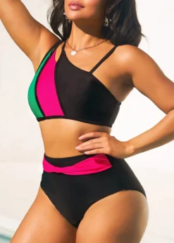 High Waisted Black Contrast Bikini Set 7 High Waisted Black Contrast Bikini Set -LICA Clothing Shop 292557 P 16430771351942