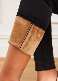 Black Pocket Skinny Elastic Waist Pants -LICA Clothing Shop 318077 P 16672120984664