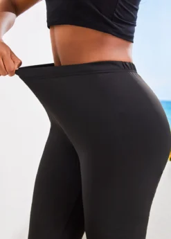 Black Patchwork Skinny Elastic Waist High Waisted Pants 7 Black Patchwork Skinny Elastic Waist High Waisted Pants -LICA Clothing Shop 329110 P 16794836084623