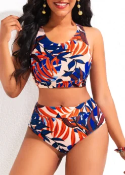 Two Piece High Waisted Bikini Set