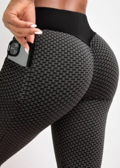 Black Pocket Skinny Elastic Waist High Waisted Pants -LICA Clothing Shop 335087 P 16863144334864