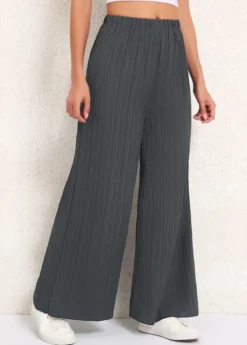 Dark Grey High Waisted Wide Leg Pants 7 Dark Grey High Waisted Wide Leg Pants -LICA Clothing Shop 340217 P 16934775325462